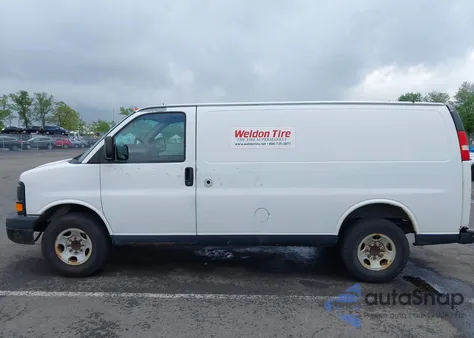 2011 Chevrolet Express 2500 Work Van из США, поврежденный, VIN 1GCWGFCA1B1176811